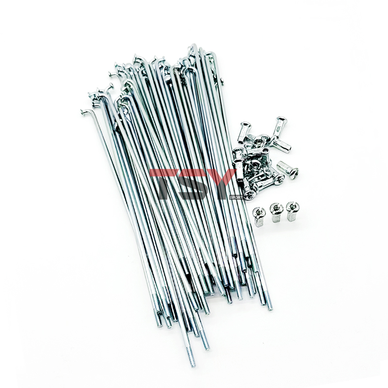37pcs 13G Bike Spokes Silver C - Spoke Nipple Brass 评论和价格