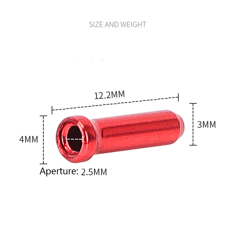 50pcs Bicycle Brake Wire End C - Mountain Biking Tips 评论和价格