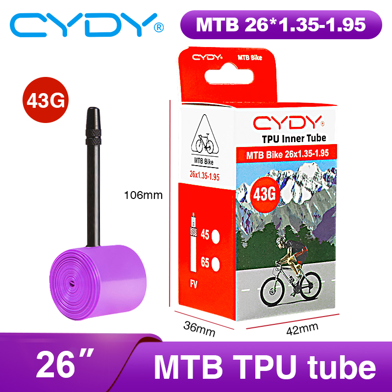 43g CYDY TPU Tube MTB 26 27.5  - Mountain Biking Tube 评论和价格